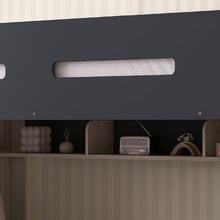 Campbell Single Over Double Bunk Bed with Shelves